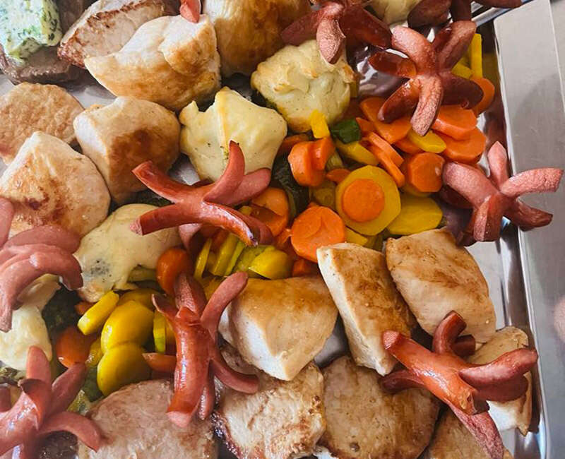 Grillteller-Platte