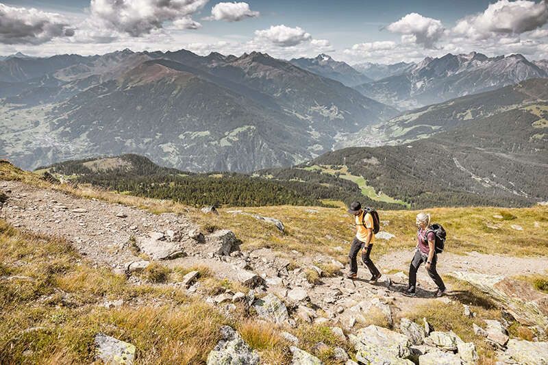 Wandern auf der Aifnerspitze im Tiroler Oberland
