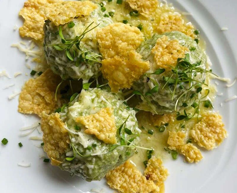 Brennesselknödel im Gasthof Sonnenhof