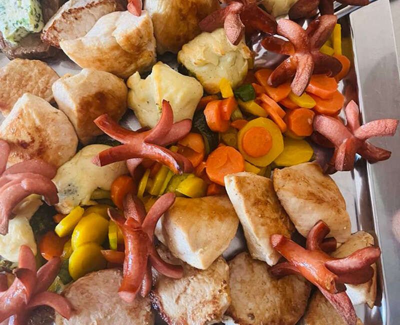 Grillteller-Platte
