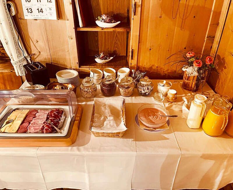 Frühstücksbuffet im Gasthaus Sonnenhof